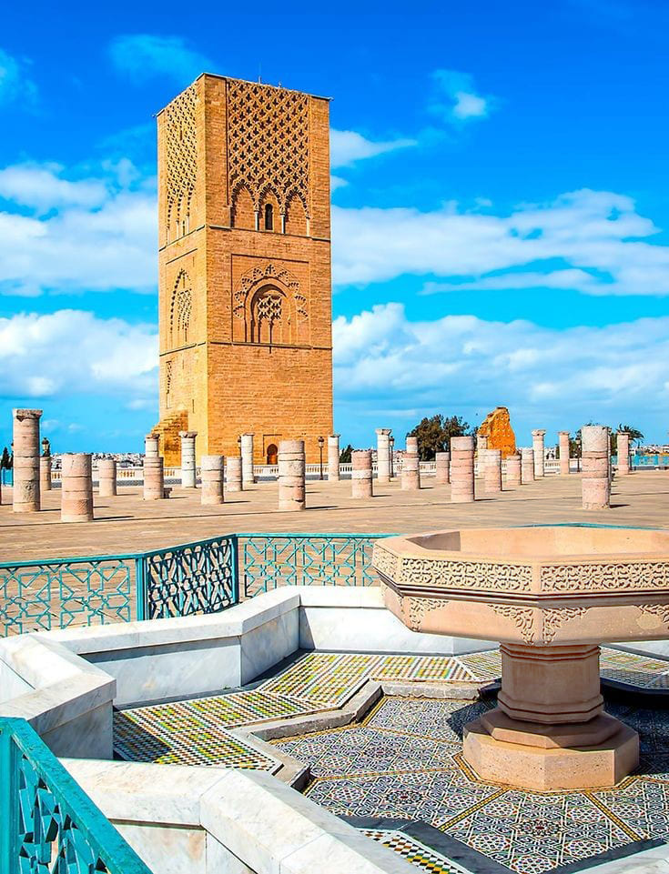 Casablanca Rabat morocco mall, Hassan Tower