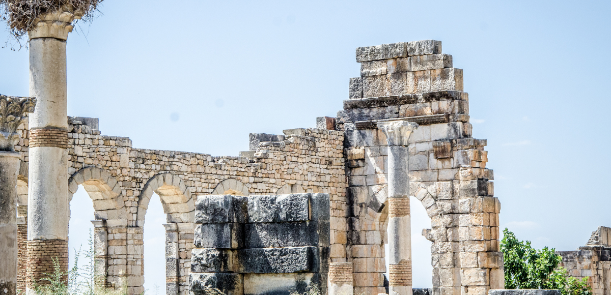 travel morocco, trip to Volubilis Ruins
